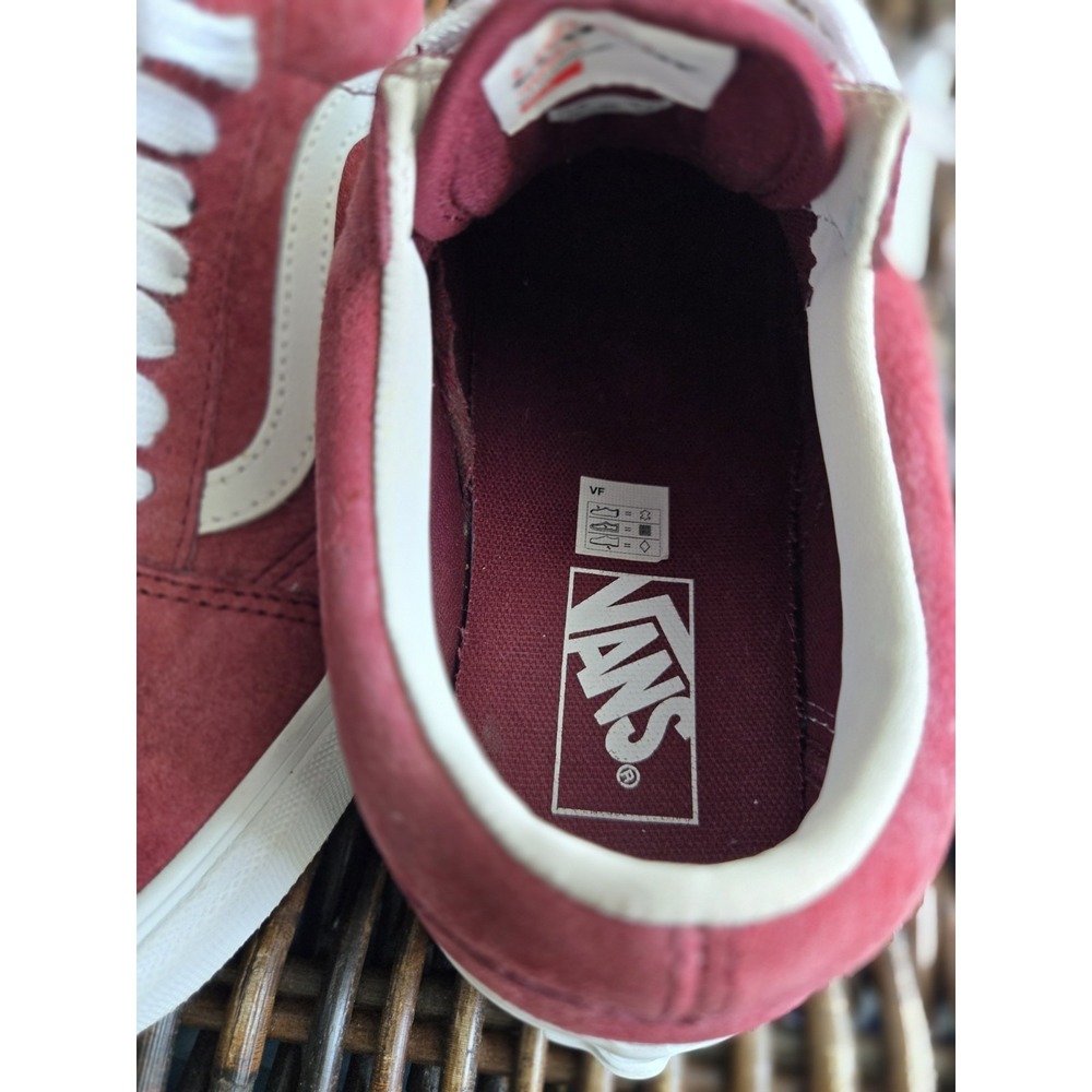 Vans Women's 8.5 Old Skool Pig Suede Sneaker in Color Tawny Port US Men 7 - Picture 11 of 11
